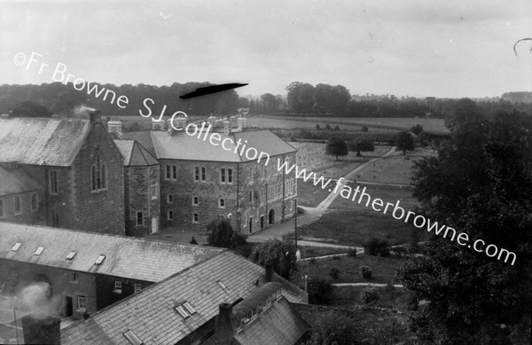 MOUNT ST JOSEPHS FROM TOWER OF GUEST HOUSE INFIRMARY GARDEN PANORAMA